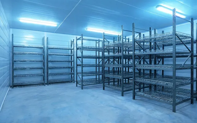 Cold room pallet rack kit