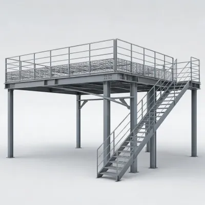 mezzanine work platform