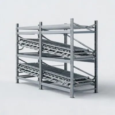 push back pallet rack system