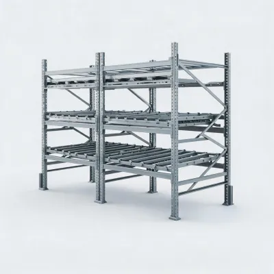 pushback pallet rack
