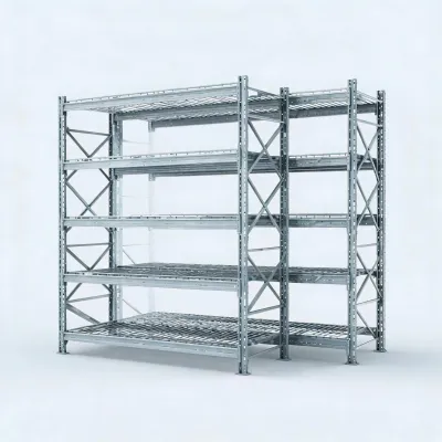 storeroom warehouse shelving bay area